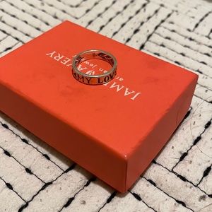“My love” James Avery ring